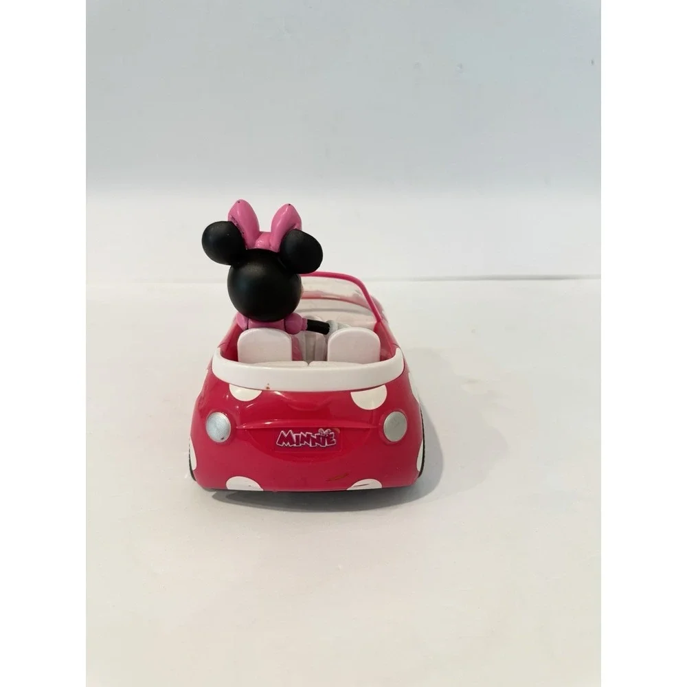 Minnie's Roadster Pink Polka Dot Plastic Convertible Car Toy Model 84761 Kids
